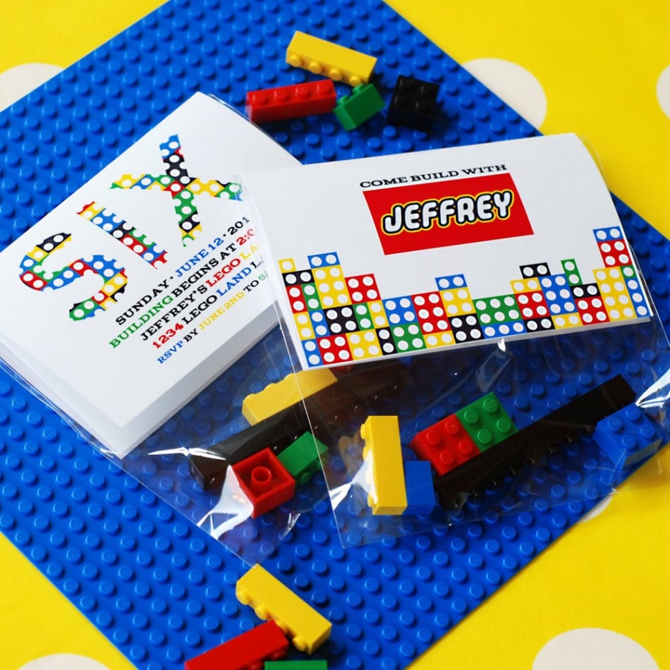 Lego Birthday Party Invitation Ideas â Bagvania Free Printable